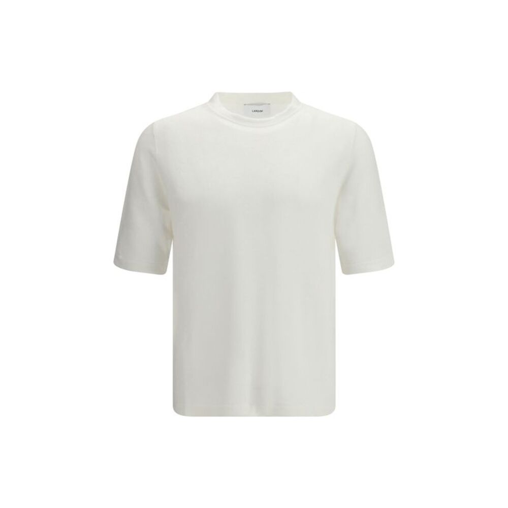 Lardini Men Linen And Cotton Knit T-Shirt